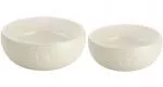 2 Keramiknäpfe (Set) - weiß - 900 & 1500 ml